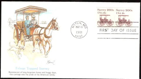 1981 18c Surrey 1890s illustrated first day cover