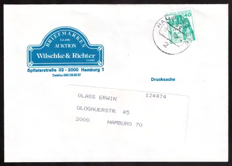 Drucksache von Wilschke & Richter mit Marke „Burg Eltz“