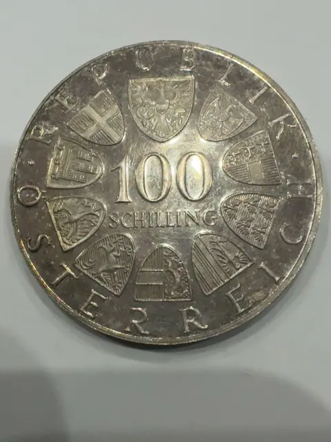 100 Schilling XII Olympische Winterspiele Innsbruck 1976