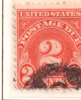 U.S. Postage Due – Moderne Zahl