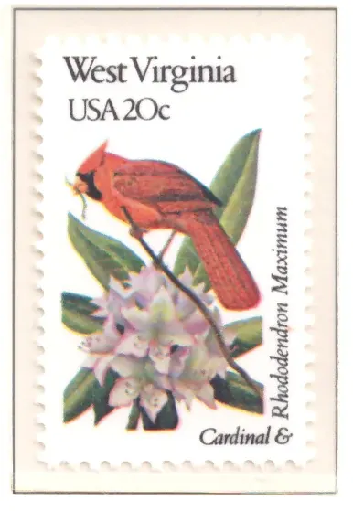 1982 State Birds and Flowers – West Virginia