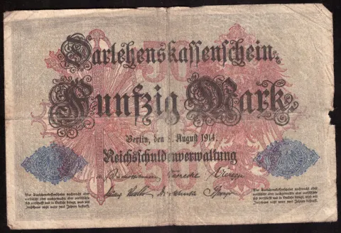 50 Mark — Darlehnskassenschein