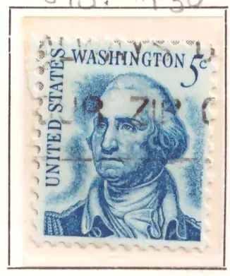 Prominente Amerikaner - George Washington, Unrasierter Typ