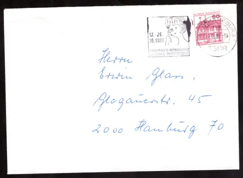 Brief aus Bad Harzburg mit Werbestempel Hausfrauen-Ausstellung 1980