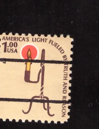 Americana – Rush Lamp und Candle Holder, Precancel