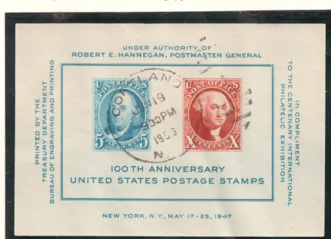 CIPEX – 100-jähriges Jubiläum der USA Briefmarken