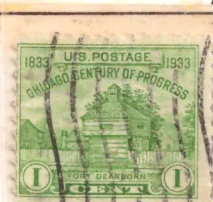 Ausstellung für Century of Progress - Fort Dearborn