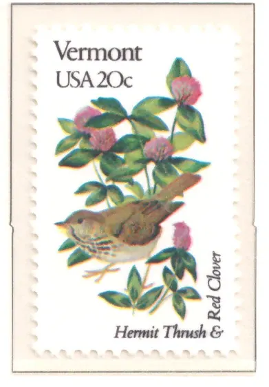 1982 State Birds and Flowers – Vermont