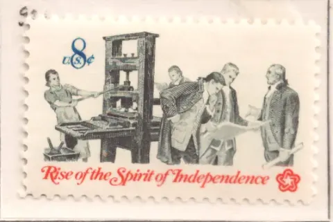 Rise of the Spirit of Independence – Kolonialdrucker