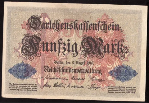 50 Mark — Darlehnskassenschein