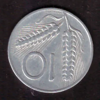 10 Lire Pflüge