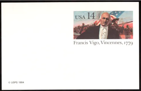 1986 Francis Vigo bei Vincennes Postkarte