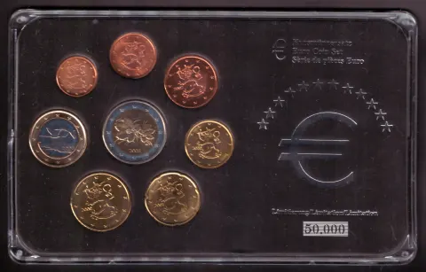 Finnland Euro-Münzen Satz 8 Bezeichnungen