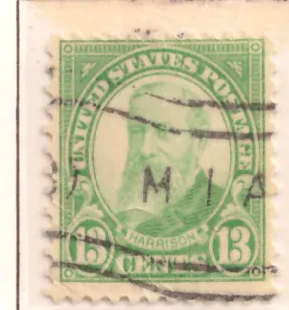 13 Cents: Benjamin Harrison, Viertes Büro