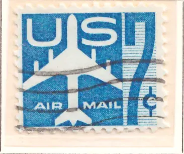 Air Mail – Blue Jet Silhouette