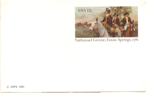 Natael Greene, Eutaw Springs, 1781