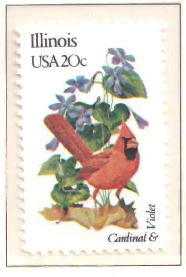 1982: Vögel und Blumen - Illinois
