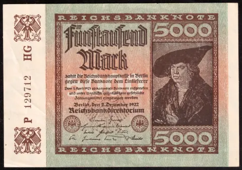 5000 Mark — Reichsbanknote