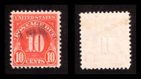 U.S. Postage Due – Moderne Zahl