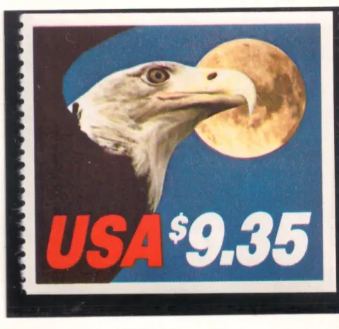 $9.35 Eagle and Moon Express Mail — left booklet single