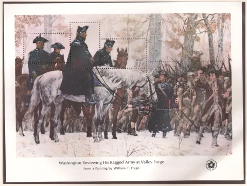 Американски бицентал. Washing Washing His Ragged Army at Valley Forge