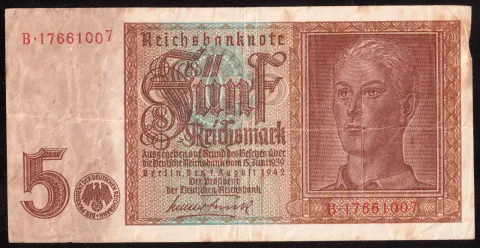5 Reichsmark — Reichsbanknote