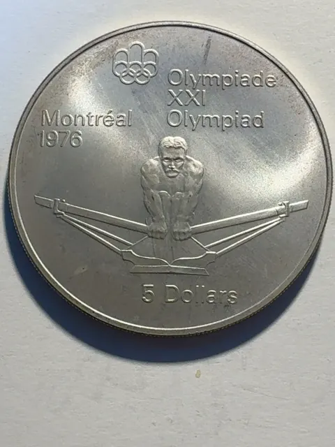 5 долара „Олимпийски игри Монреал 1976 – Гимнастика“