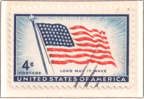 48-Sterne-USA Flagge - Long May It Wave