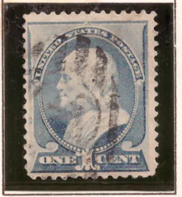 1 Cent – Benjamin Franklin (Ultramarin)
