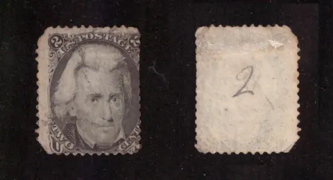 2 Cents für Andrew Jackson „Black Jack