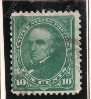 10 Cents – Daniel Webster, grün