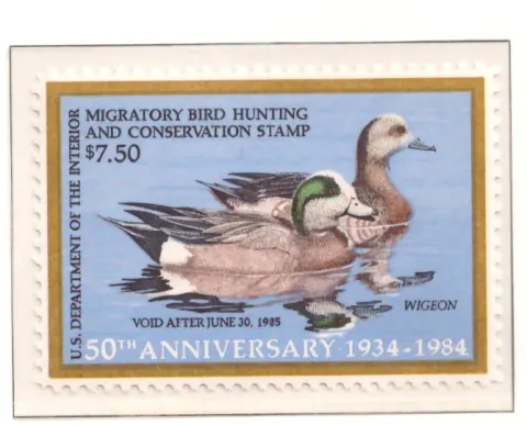 1984 Federal Duck Stamp - Amerikanische Tauben