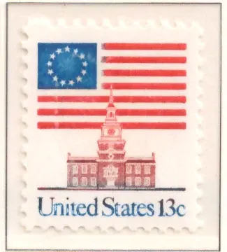 Flagge über Independence Hall