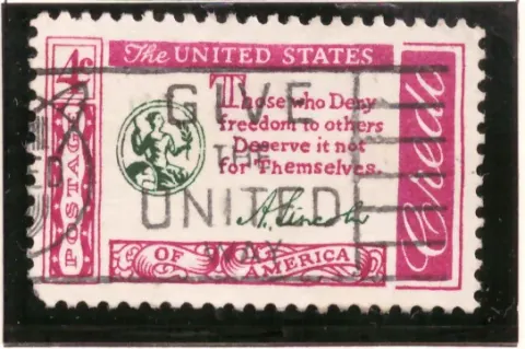Amerikanisches Credo - Abraham Lincoln