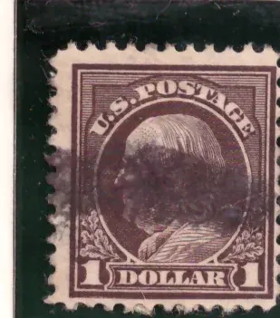 1 Dollar – Benjamin Franklin, violettbraun