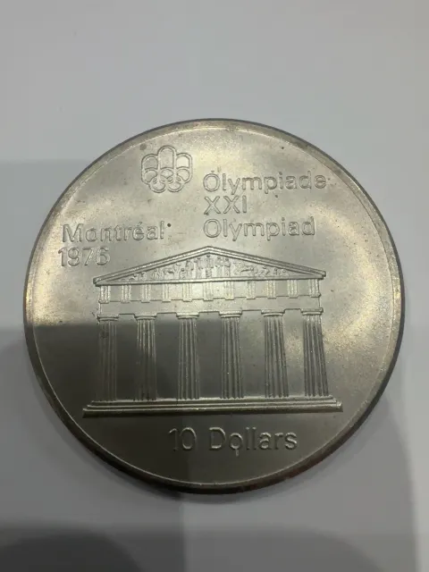 10 Dollar Montreal 1976 Tempel des Zeus