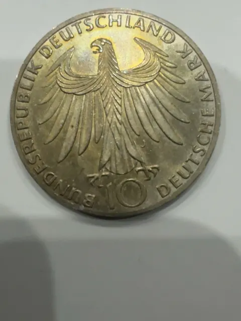 10 Deutsche Mark XX Olympische Spiele München 1972 Sportlergruppe
