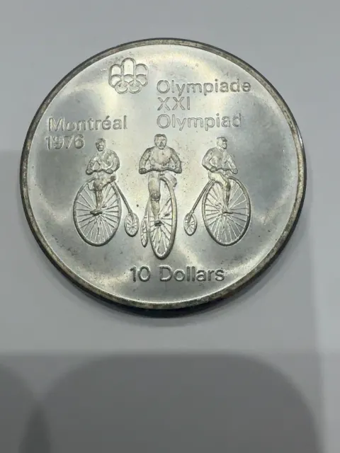 10 Dollar Montréal 1976 Radfahren