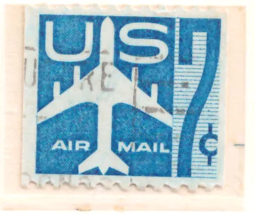 Air Mail – Blue Jet Silhouette