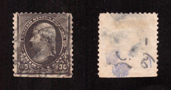 30 Cents – Thomas Jefferson (schwarz, Kleine Banknote)