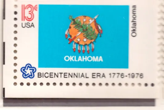 Zweihundertjährige Staatsflagge – Oklahoma