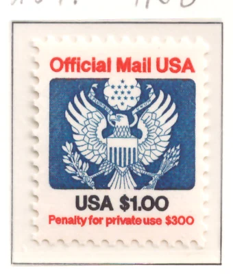 1983 Official Mail – $1 Great Seal