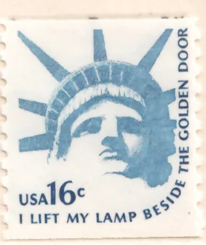 Americana coil – Kopf der Freiheitsstatue