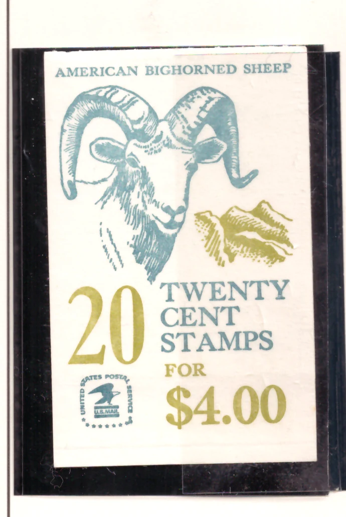 American Bighorned Sheep complete booklet of twenty