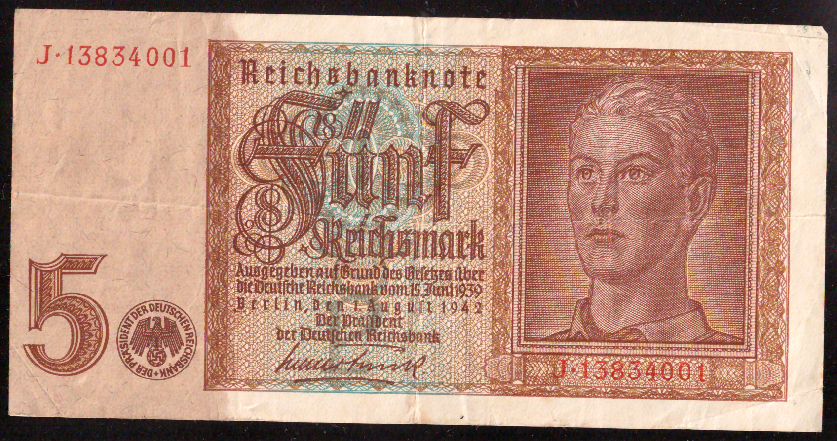 5 Reichsmark – Reichsbanknote