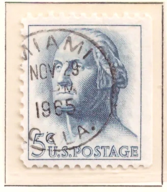 George Washington – 1962 reguläre Ausgabe
