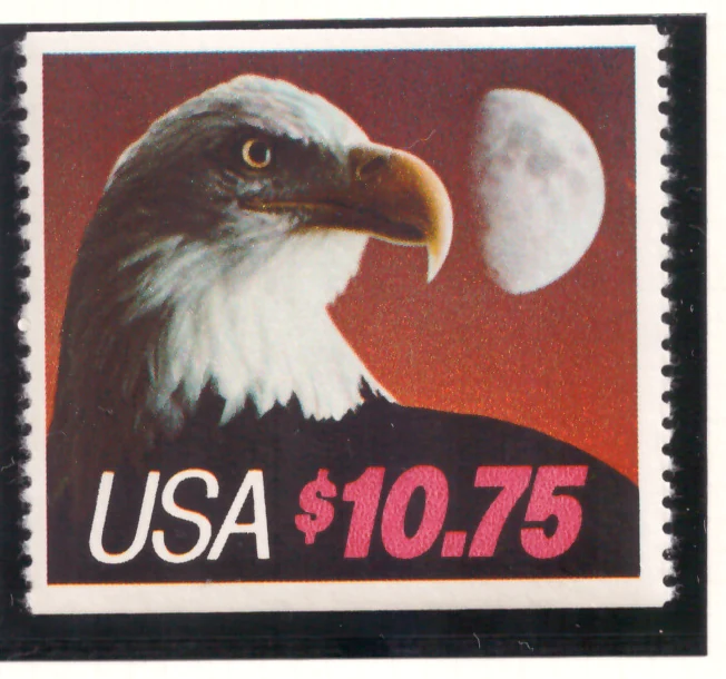 $10.75 Eagle and Half Moon Express Mail — right booklet single