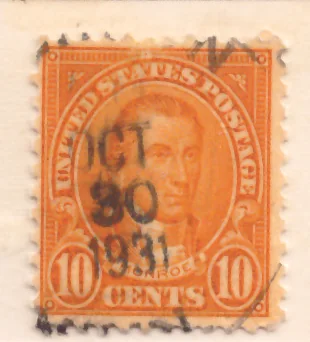 10 Cents – James Monroe, Fourth Bureau