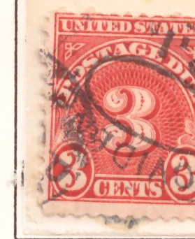 U.S. Postage Due – Modern Numeral