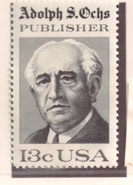 Adolph S. Ochs – Publisher
